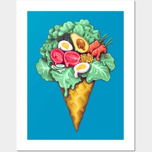 Ice Cream Salad Posters and Art